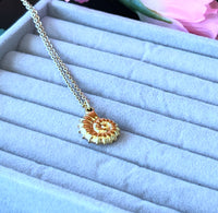 snail necklace