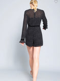 Long sleeve romper