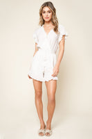 Lily Tassel Tie Romper